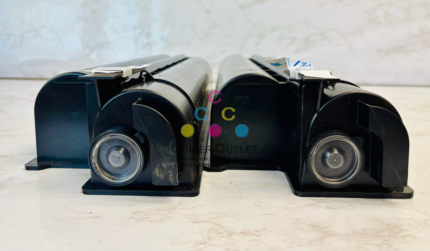 2 Open OEM Toshiba E STUDIO 5508A, 6508A, 6508AG Black Toner T-5508U w/ Tabs