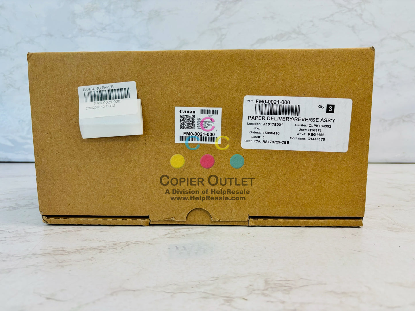 OEM Canon Color iCLASS MF810Cdn, MF820Cdn Paper Delivery Assembly FM0-0021-000