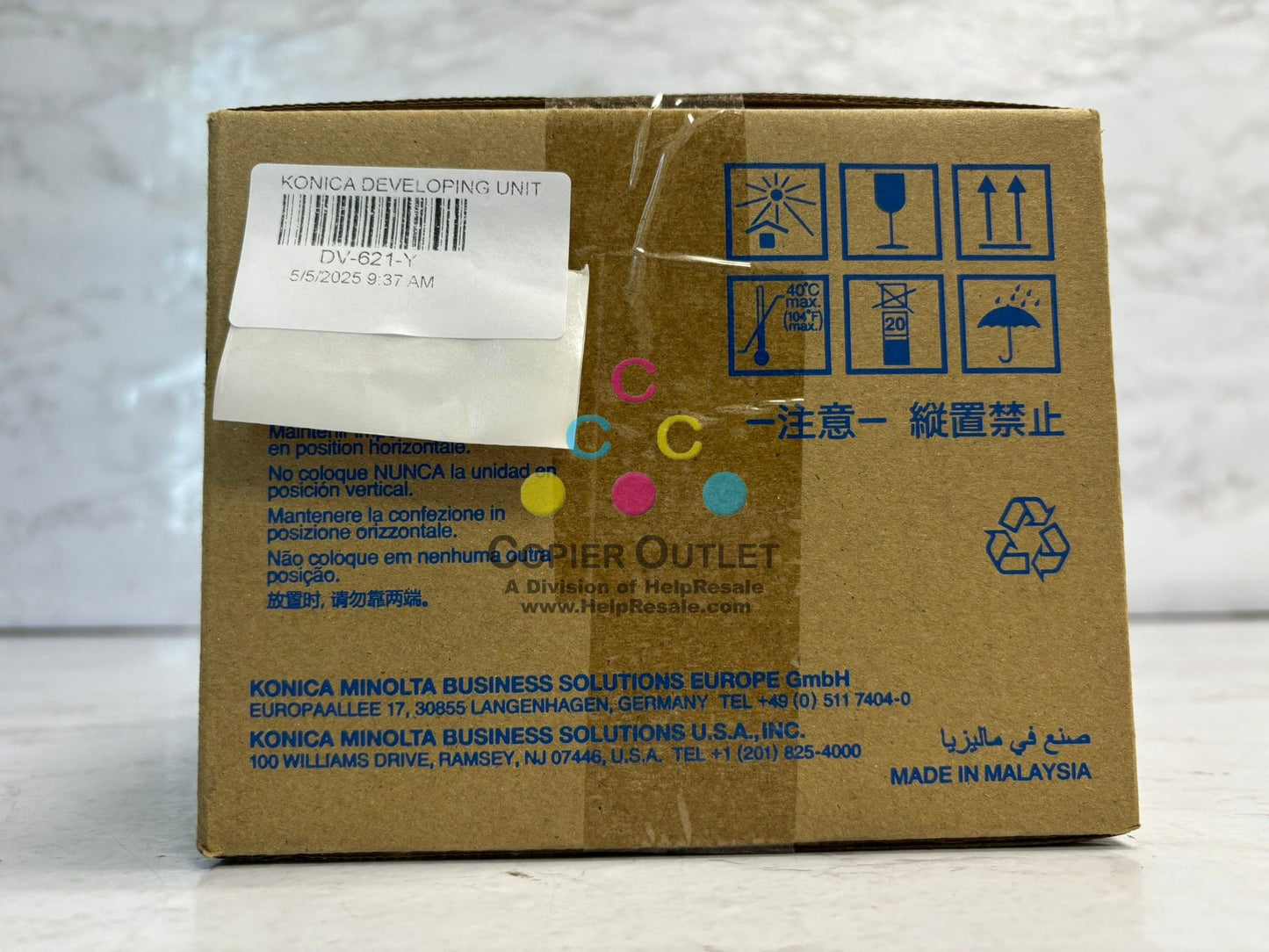 OEM Konica Bizhub C450i,C550i,C650i,C750i Yellow Developer Unit DV621Y, ACV8-08D
