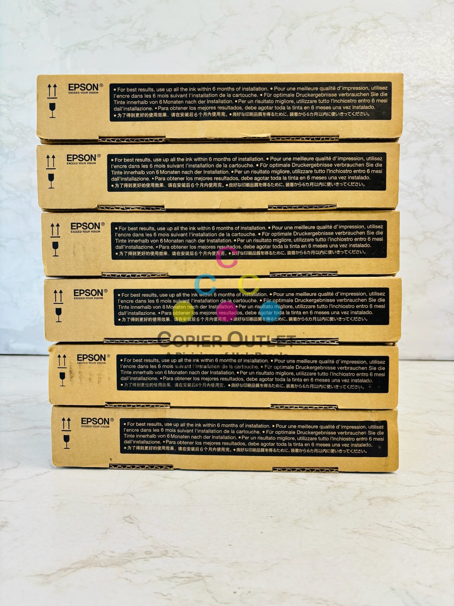 6 Genuine Epson P6000,P7000 Cyan,LM,LK,PK Inks T8241,T8245,T8246,T8249 2020-24
