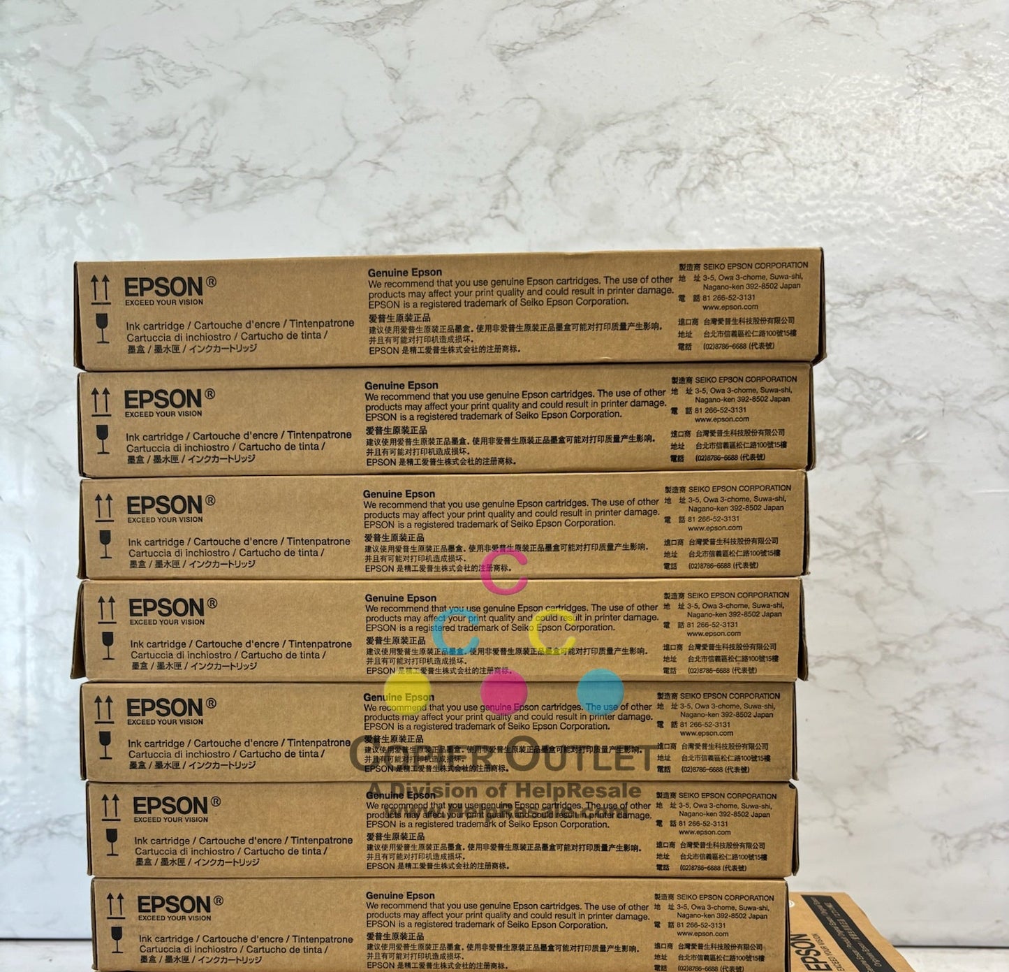 7 OEM Epson SCP9000/8000 LC,LM,Y,LB,MBK,LLB,PK ink T55K4,5,6,7,8,9 2020-26