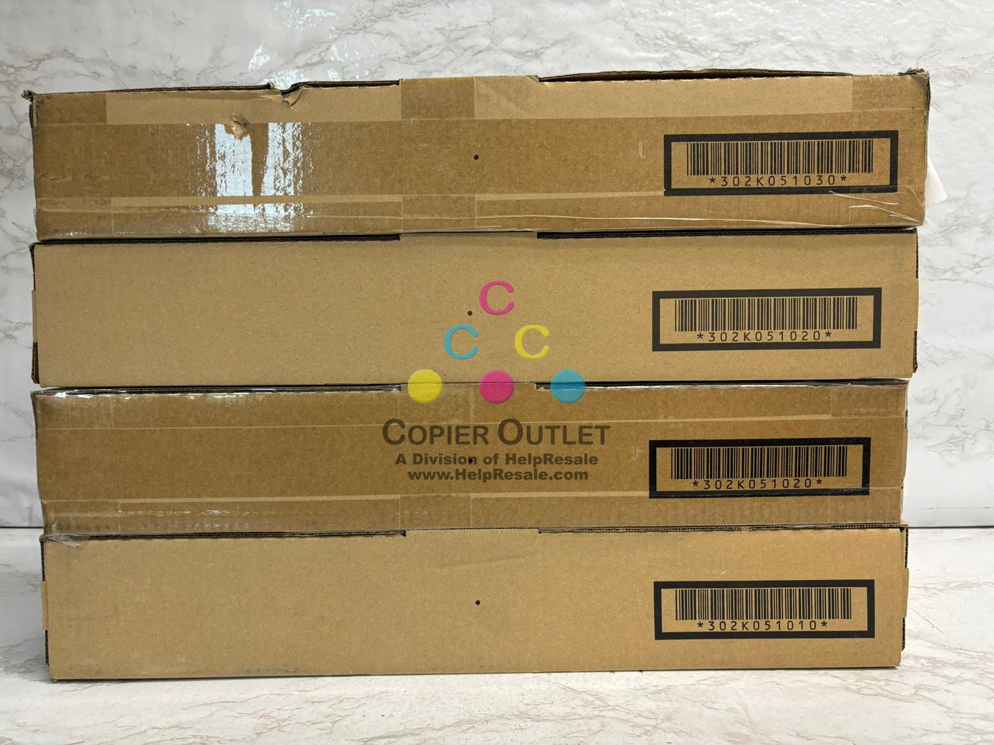 4 New OEM Kyocera FS-C8520MFP,C8525MFP, TASKalfa 205c, 255c Toners TK-897 MYYK