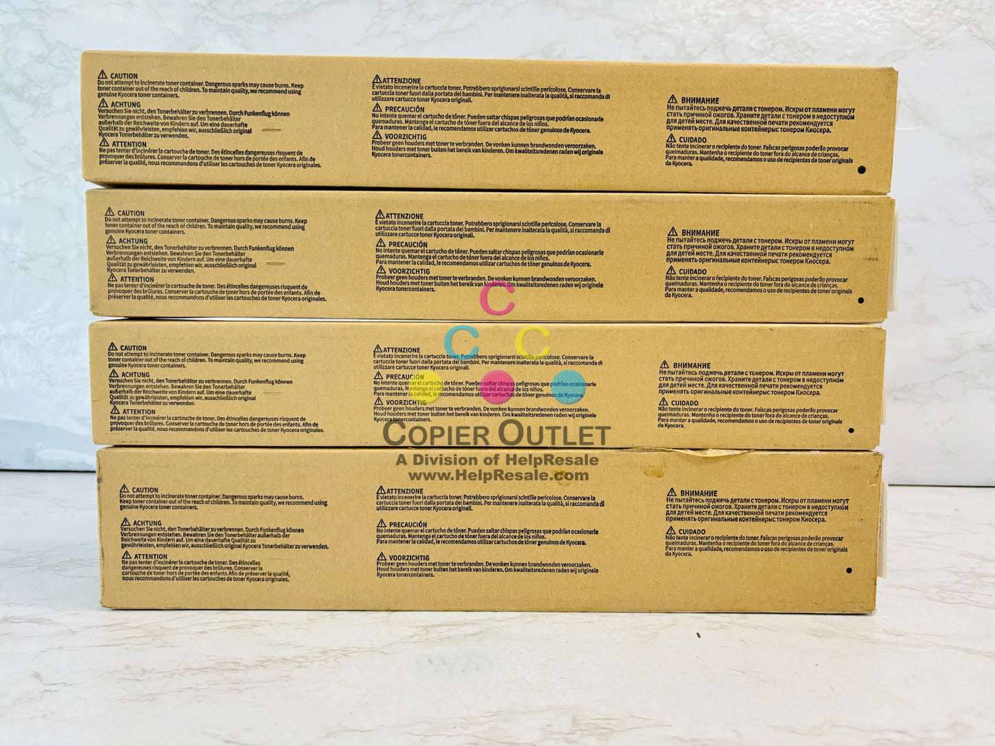 4 OEM Kyocera TASKalfa 306ci,307ci Cyan,Magenta,Yellow & Black Toner TK-5197 CMYK