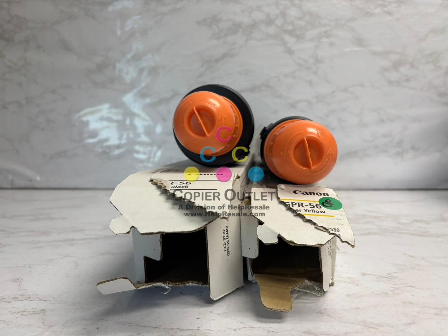 2 Open OEM Canon iR ADV C7565,C7570,C7580,C7765,C7770,C7780 Toners GPR-56 YK