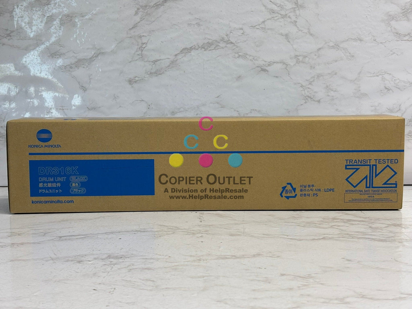 New OEM Konica Bizhub 300i,301i,360i Black Drum Unit DR316K (AAV7-0RD)