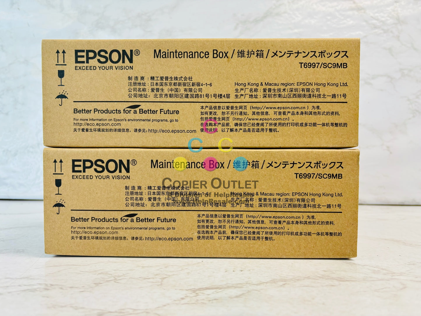 2 Genuine Epson SureColor P9370,P7370 Maintenance Box C13T699700