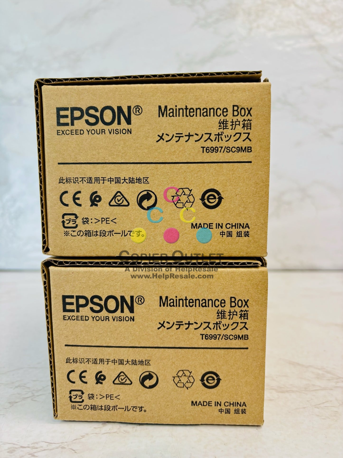 2 Genuine Epson SureColor P9370,P7370 Maintenance Box C13T699700