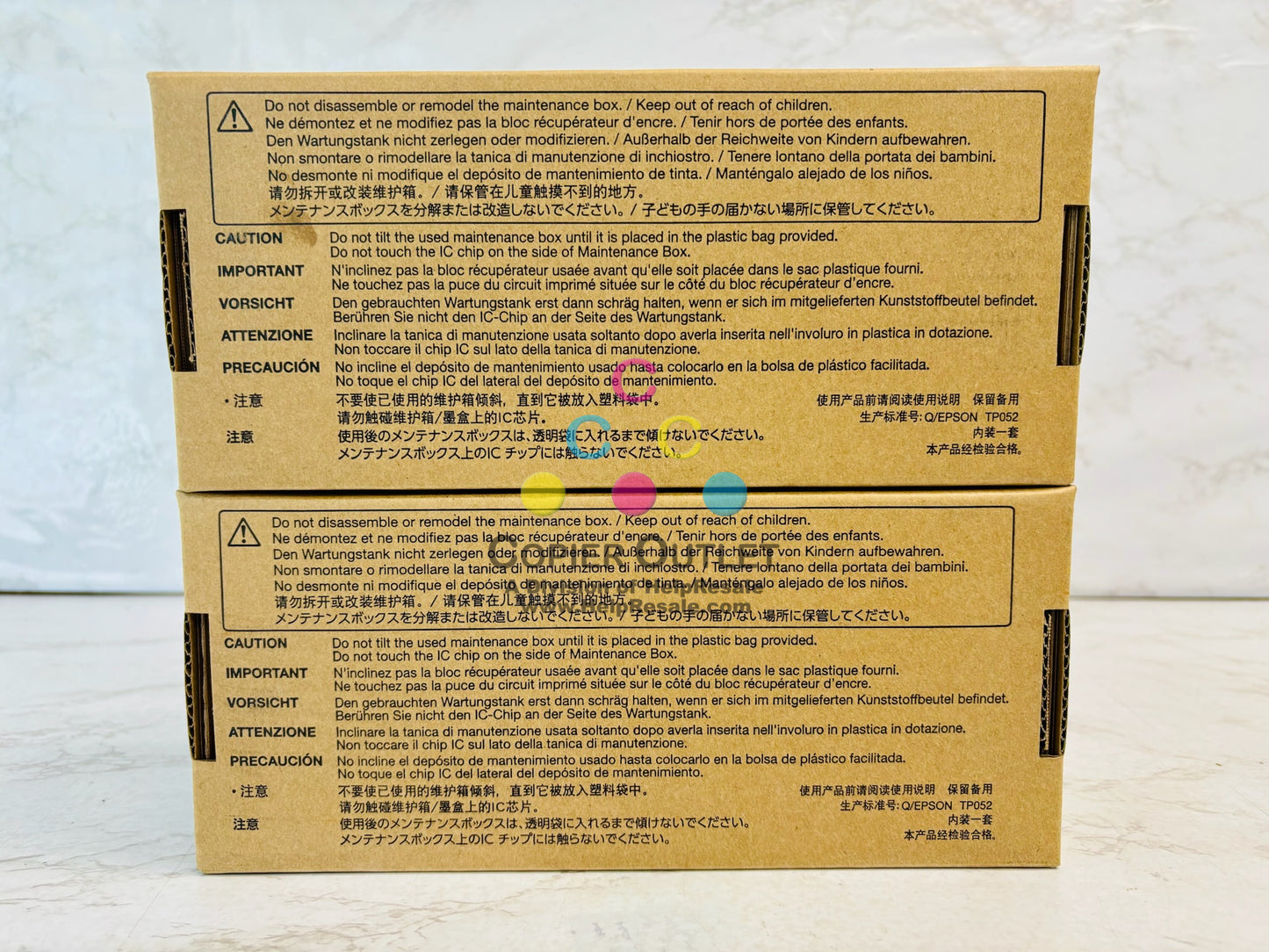 2 Genuine Epson SureColor P9370,P7370 Maintenance Box C13T699700