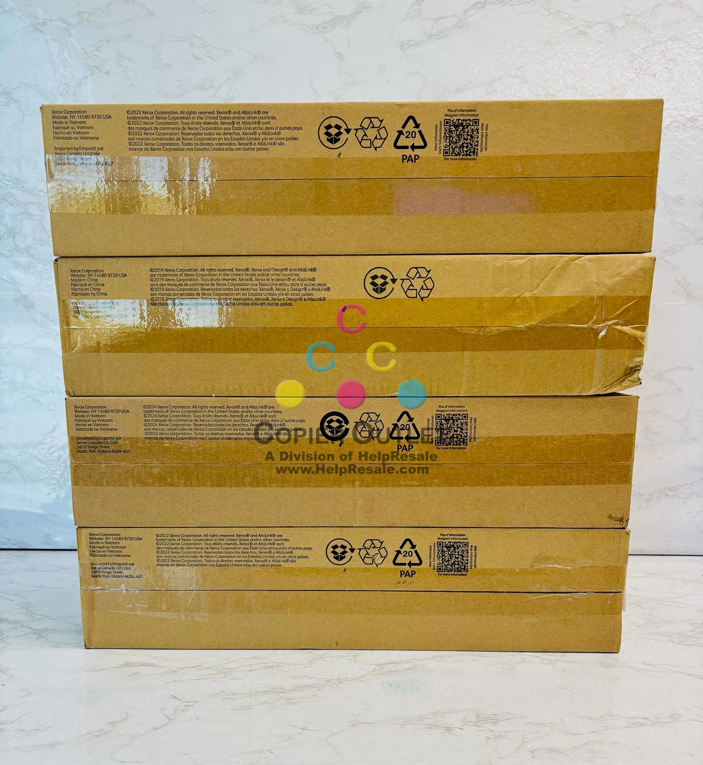 4 Genuine Xerox AltaLink C8130, C8135, C8145 Transfer Roller 008R08103