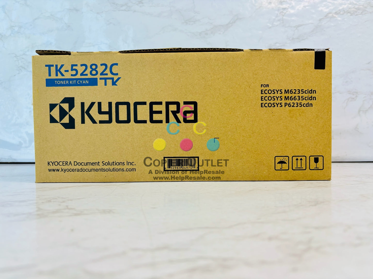 Genuine Kyocera ECOSYS M6235cidn, M665cidn, P6235cdn Cyan Toner TK-5282C