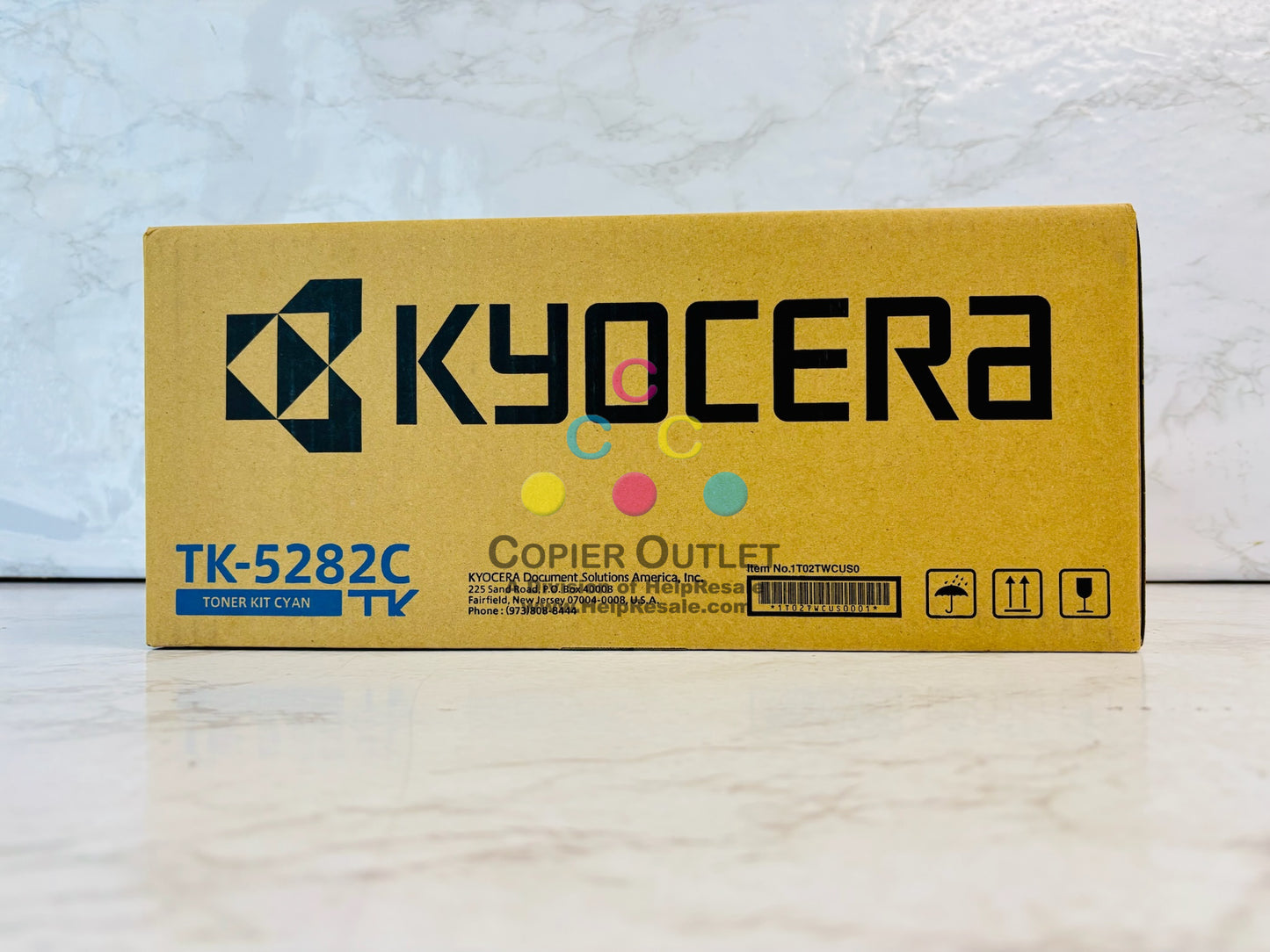 Genuine Kyocera ECOSYS M6235cidn, M665cidn, P6235cdn Cyan Toner TK-5282C