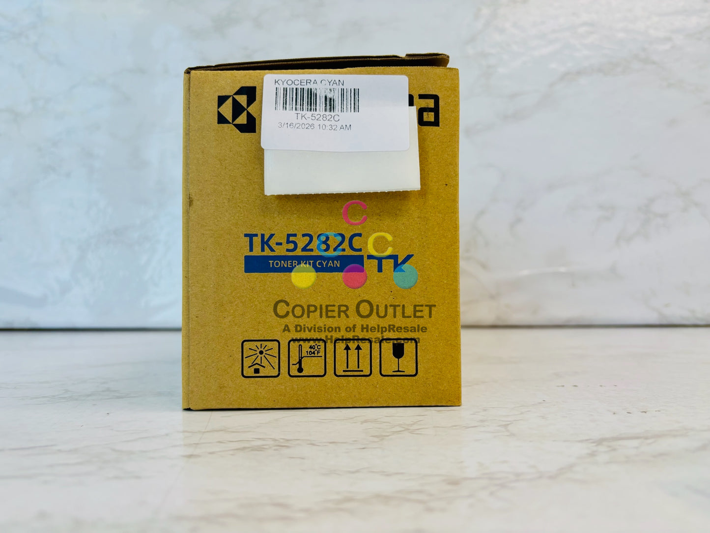 Genuine Kyocera ECOSYS M6235cidn, M665cidn, P6235cdn Cyan Toner TK-5282C