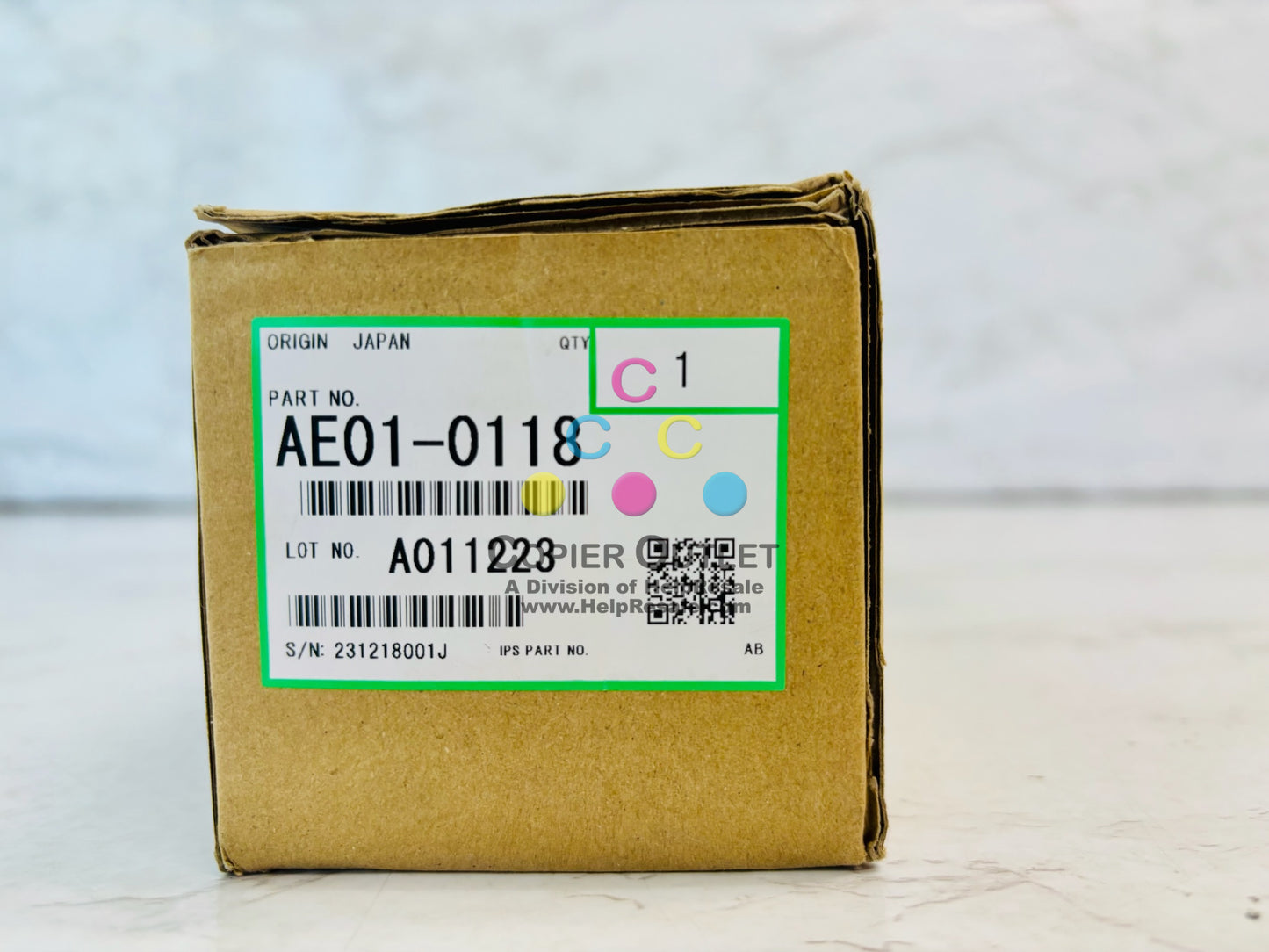 Genuine Ricoh Pro 8100EX, 8100S,8110S Hot Roller AE01-0118, AE010118