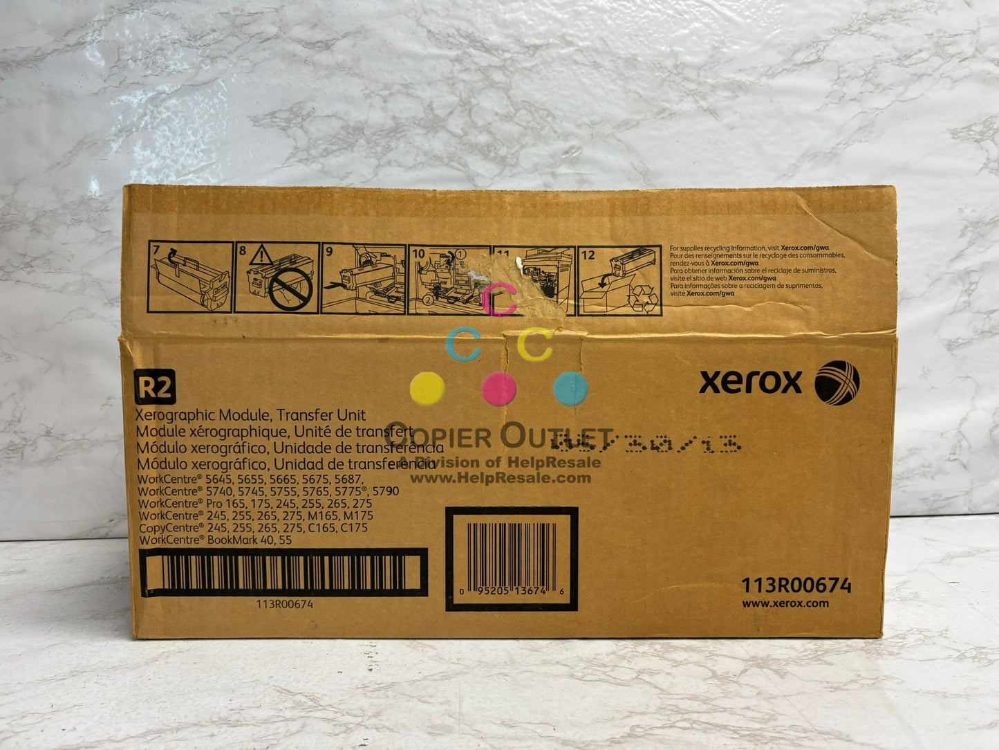 Open Box OEM Xerox CopyCentre 245,255,265 Transfer Unit 113R00674