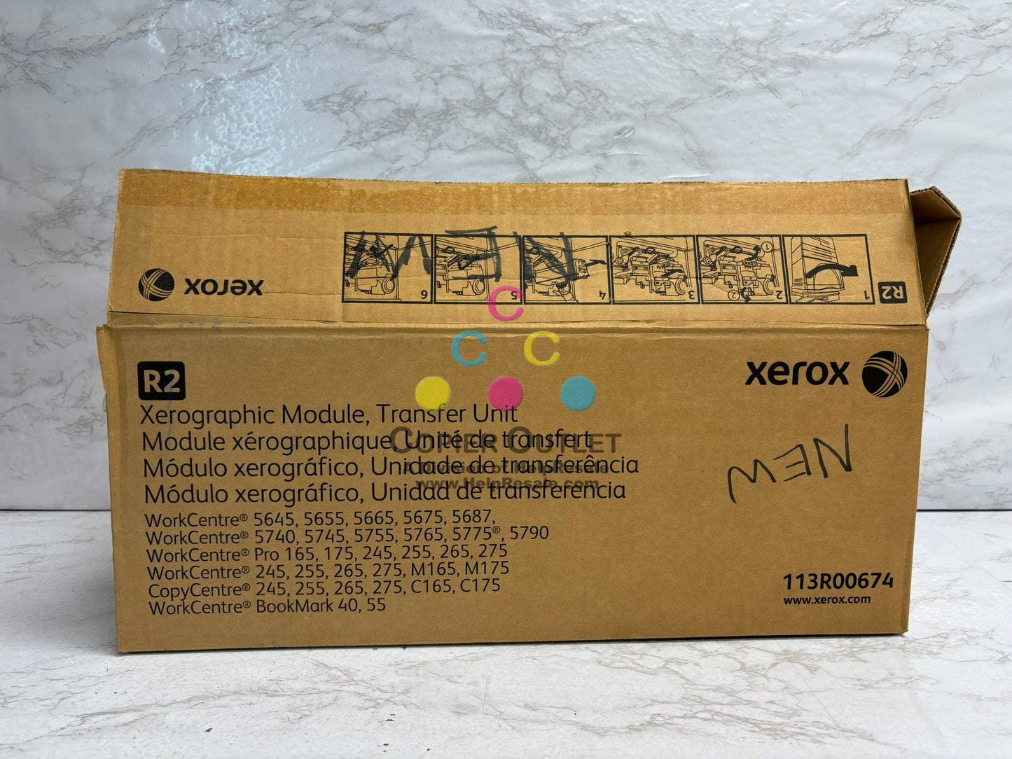 Open Box OEM Xerox CopyCentre 245,255,265 Transfer Unit 113R00674