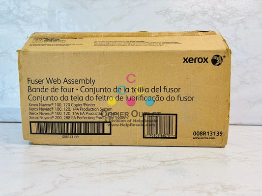 Open Genuine Xerox Nuvera 100,120 Copier Fuser Web Assembly 008R13139, 005K12641
