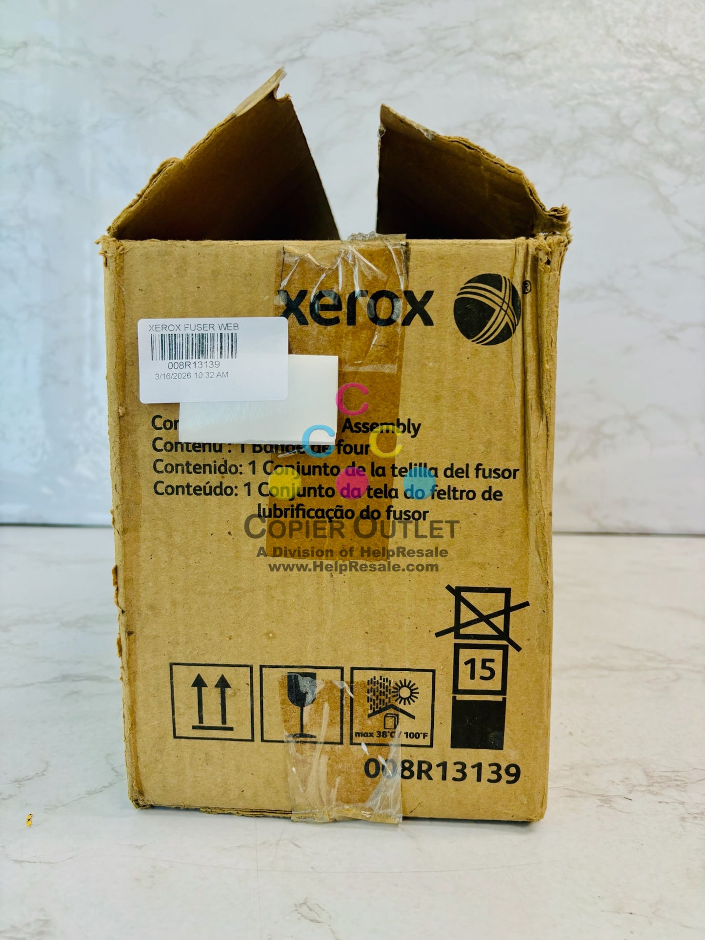 Open Genuine Xerox Nuvera 100,120 Copier Fuser Web Assembly 008R13139, 005K12641