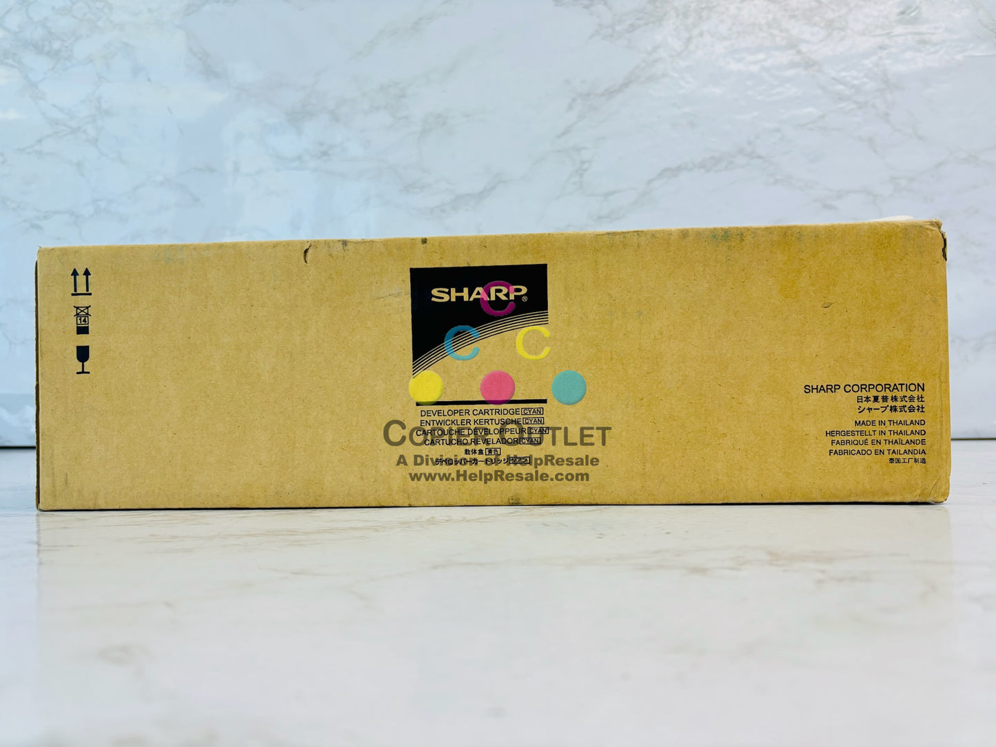 Genuine Sharp Multi Function MX C250, C300P Cyan Developer Cartridge MX-C30NV-C