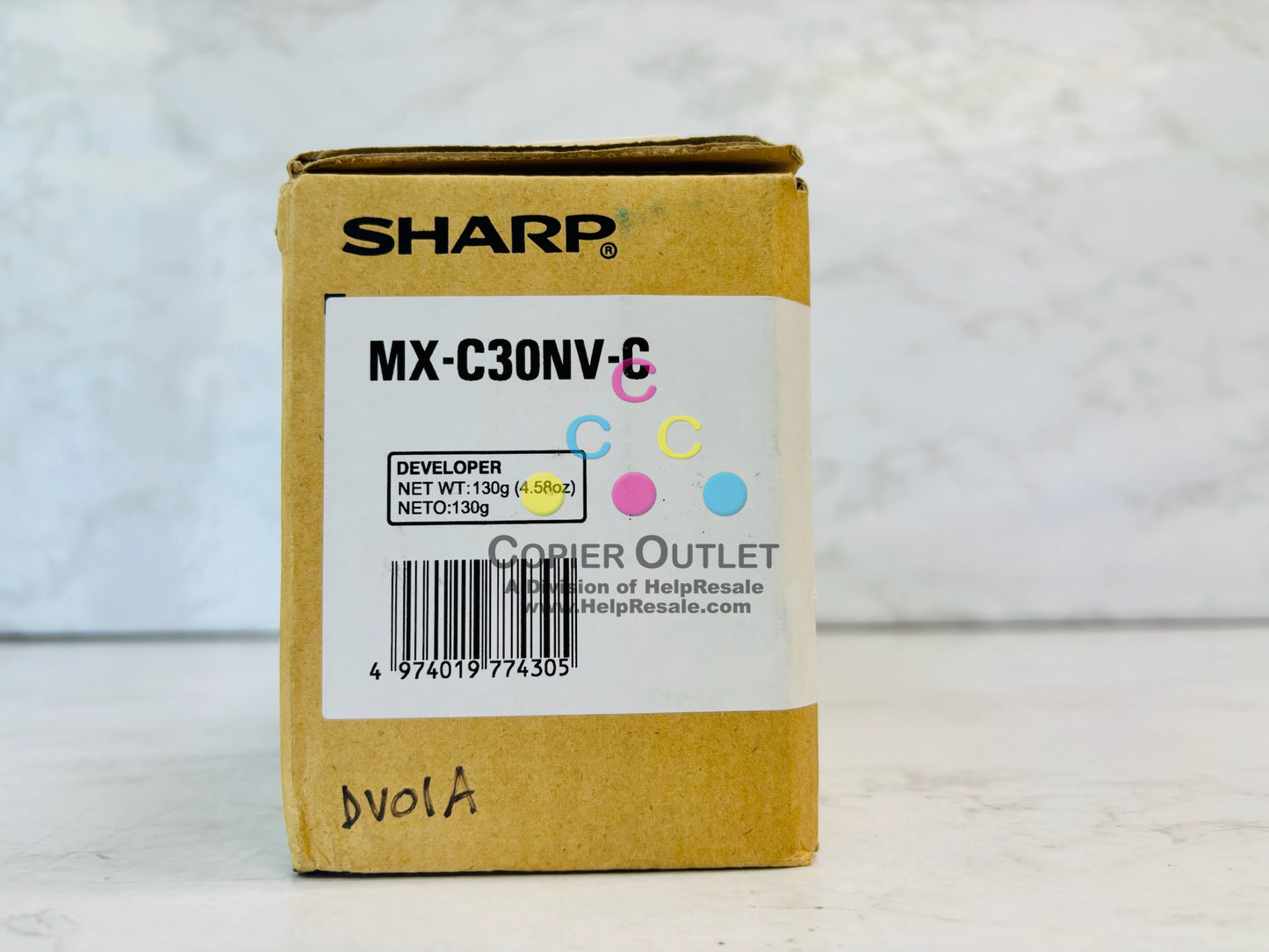 Genuine Sharp Multi Function MX C250, C300P Cyan Developer Cartridge MX-C30NV-C