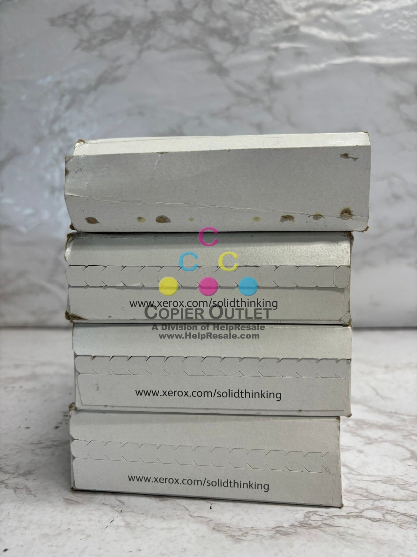 4 New OEM Xerox ColorQube 8870 CMYK Solid Inks 108R00950,51,52,53(3 sealed,1 Open)