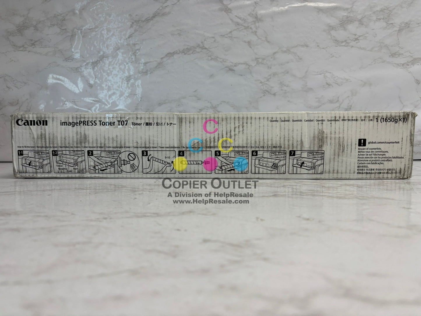 New Cosmetic OEM Canon imagePRESS Lite C165,C170,C265,C270 Black Toner T07K