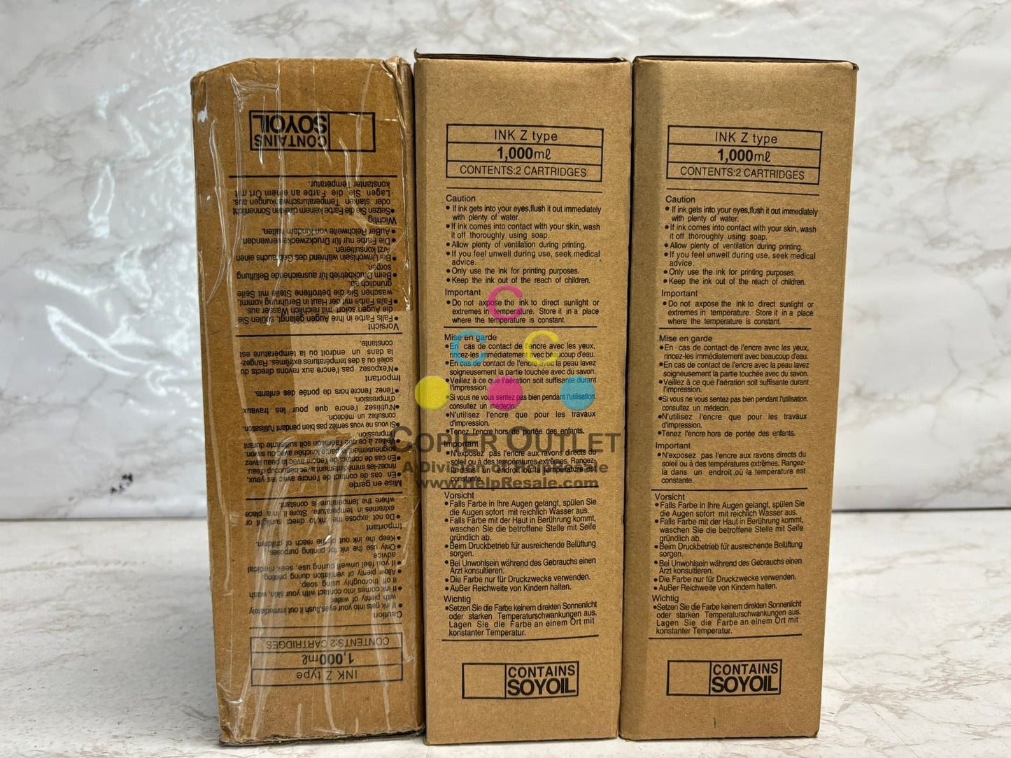 OEM Riso RZ-200,RZ-220,RZ-220UI,RZ-300,RZ-310 Z Type Black Toners S-4253 (5 Toners)