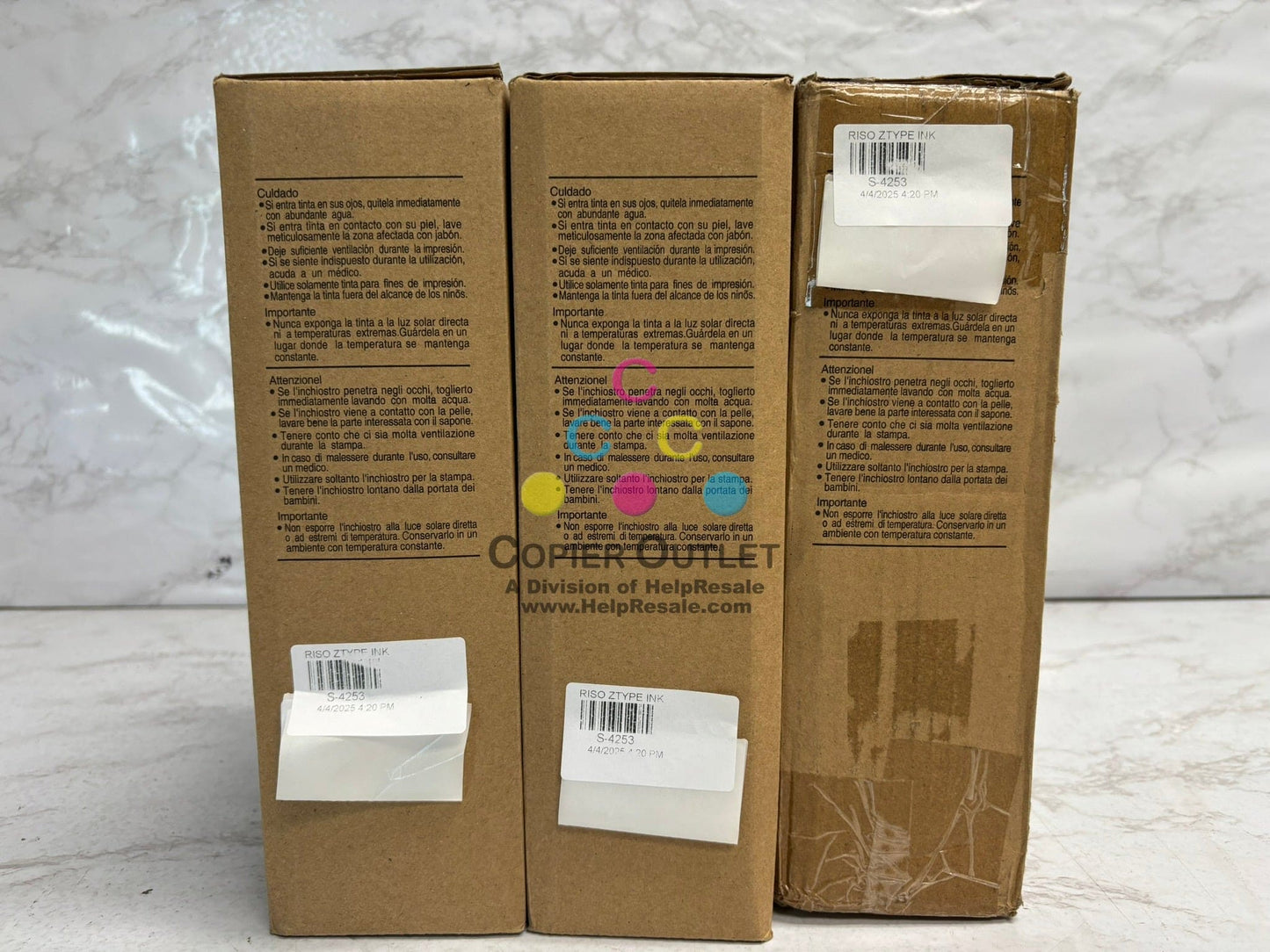 OEM Riso RZ-200,RZ-220,RZ-220UI,RZ-300,RZ-310 Z Type Black Toners S-4253 (5 Toners)