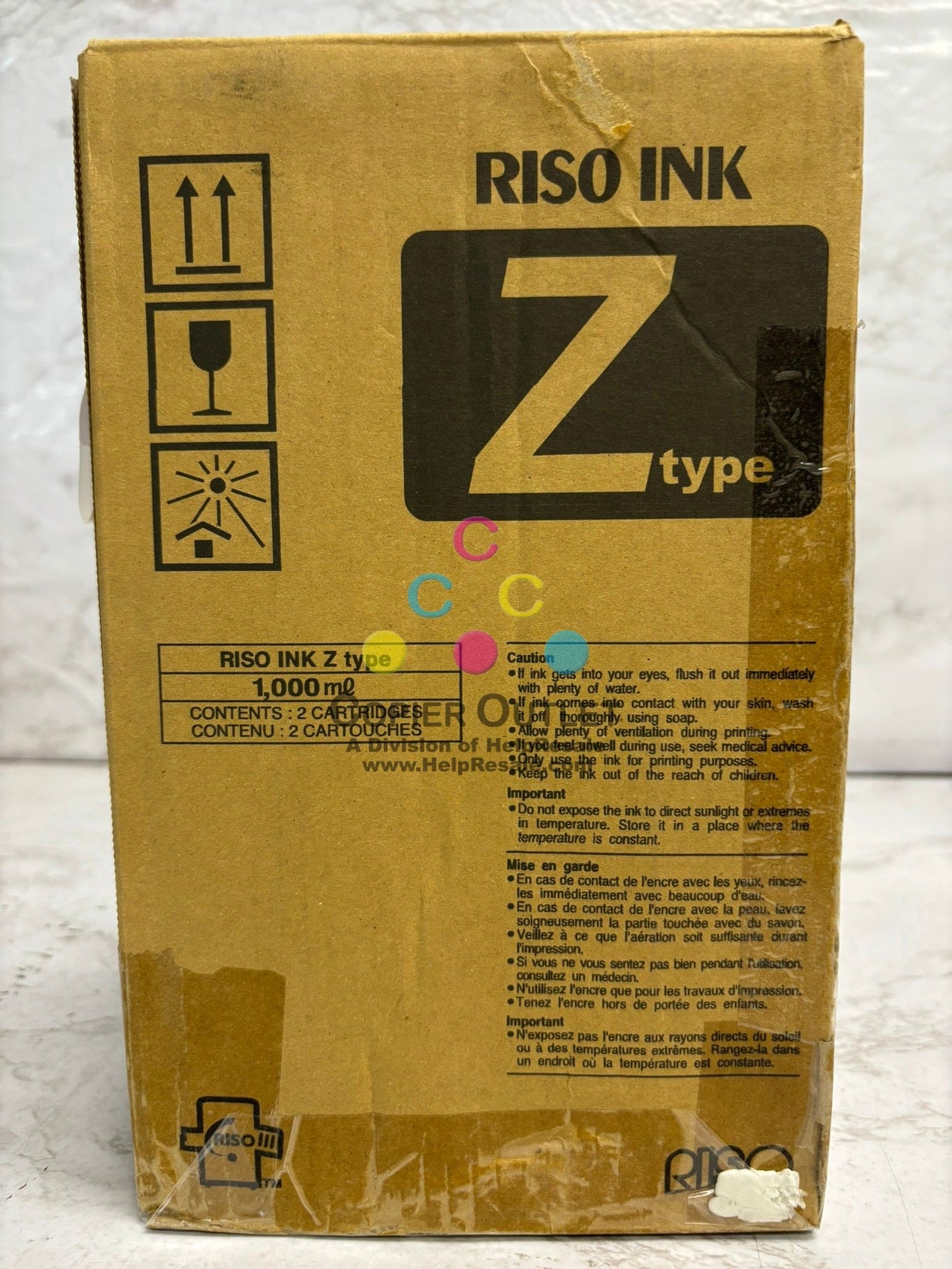 New OEM Riso EZ 220, 390, 590, MZ 730, 770, 790 Red Ink type Z S-4275U / S4275U