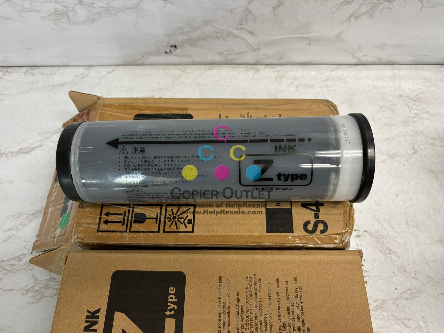 OEM Riso RZ-200,RZ-220,RZ-220UI,RZ-300,RZ-310 Z Type Black Toners S-4253 (5 Toners)