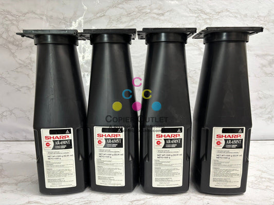 New Genuine Sharp AR-650, AR-800 Black Toners AR-650NT (4 Toners in total)
