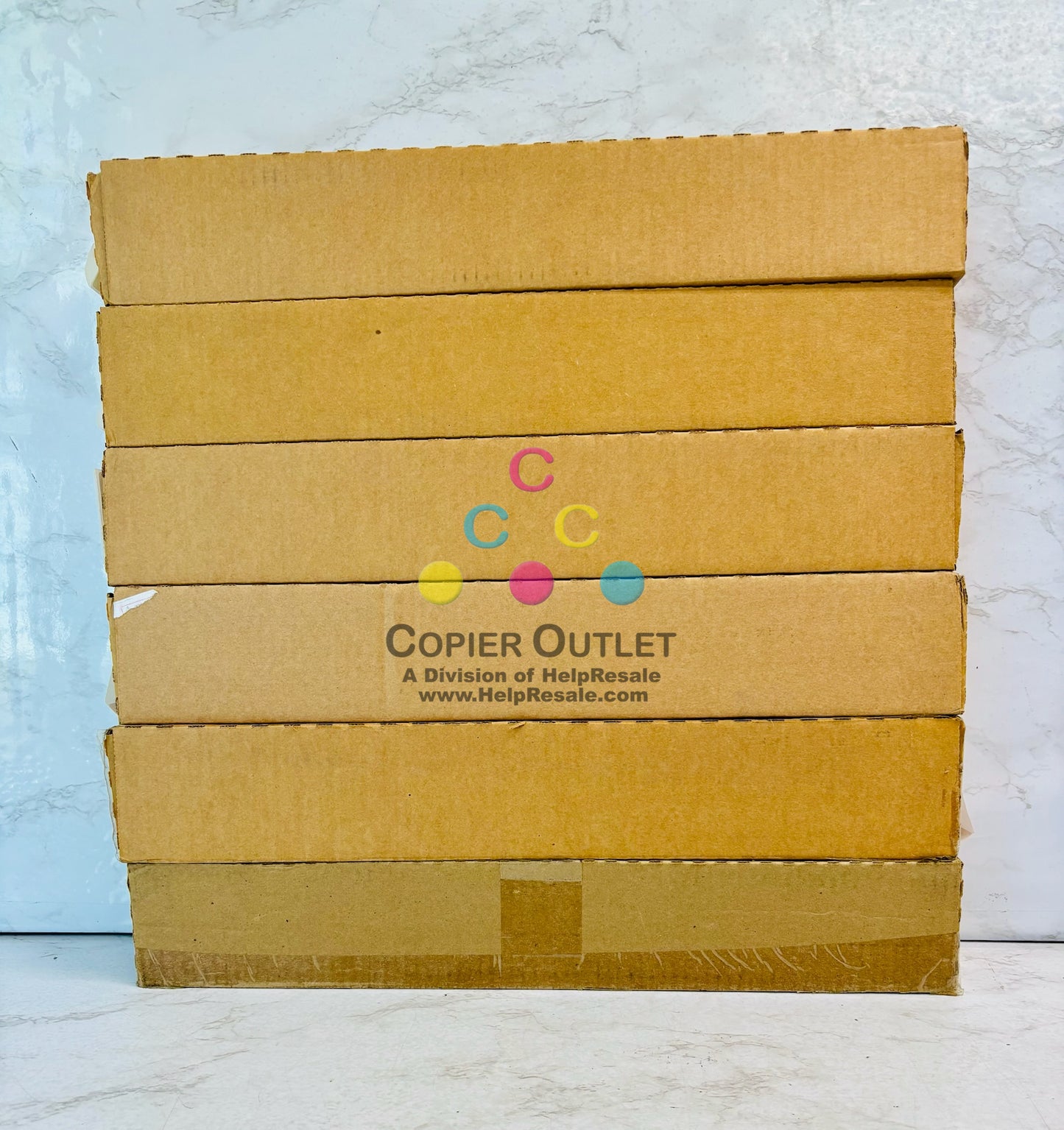 6 Cosmetic OEM Konica BH C454e, C554e Cyan, Magenta & Yellow Toner TN512 CCMYYY