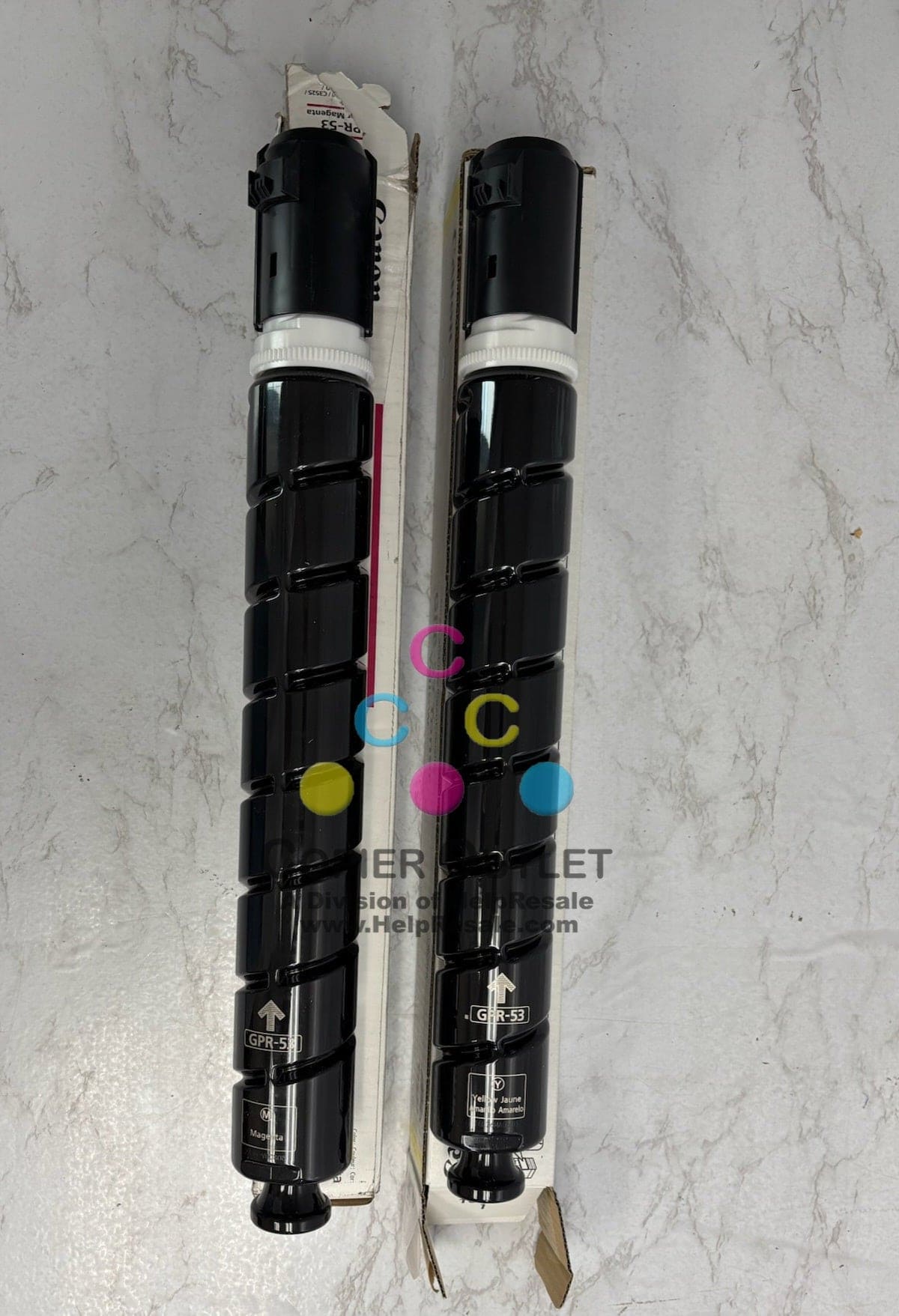 2 Open Genuine Canon iR ADV C3325i,C3330i Magenta& Yellow Toner GPR-53, GPR53