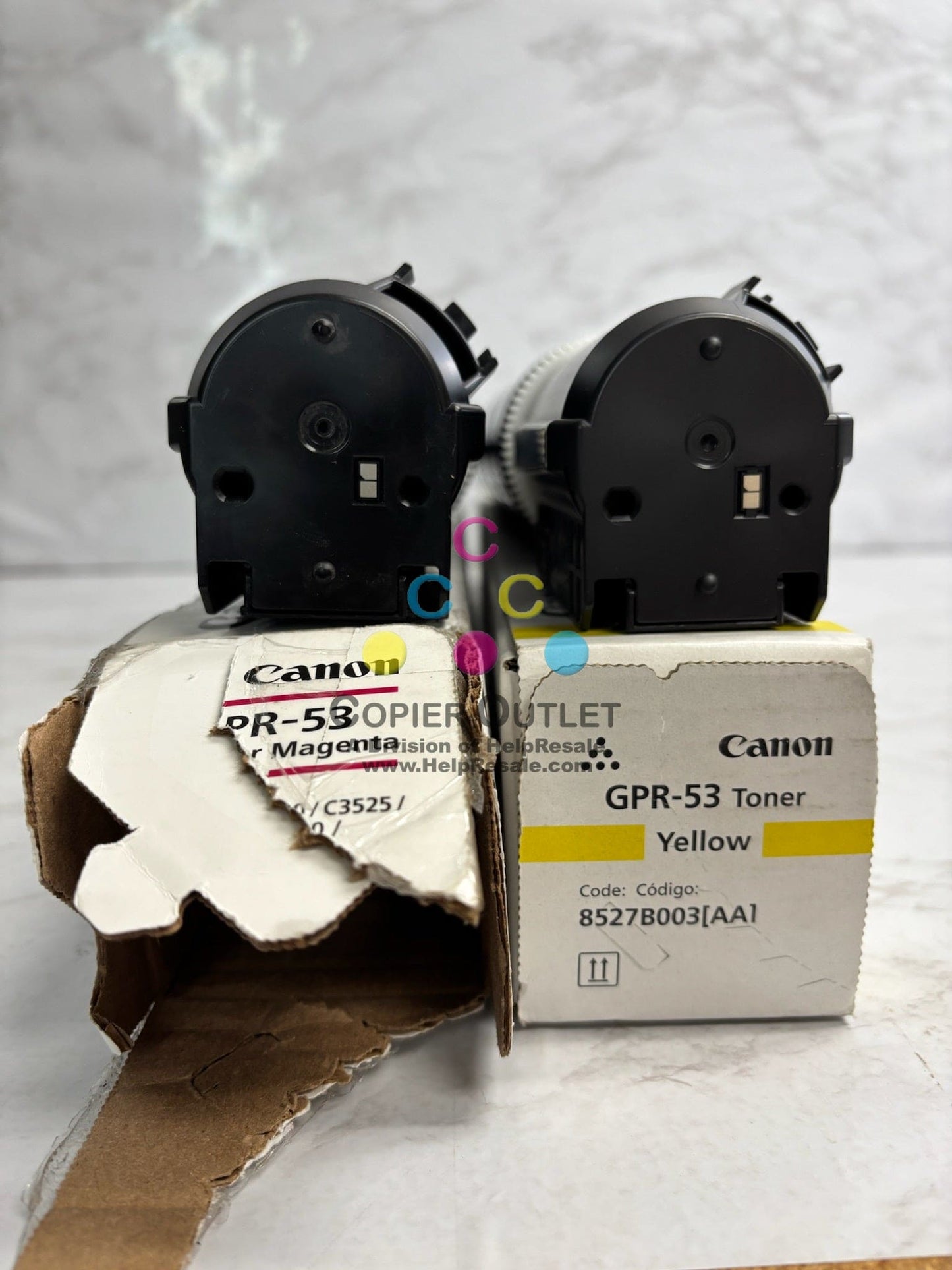 2 Open Genuine Canon iR ADV C3325i,C3330i Magenta& Yellow Toner GPR-53, GPR53