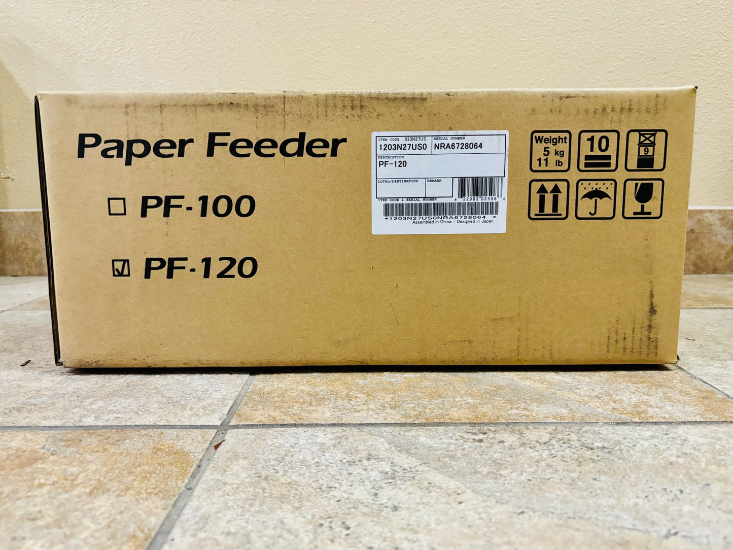 Genuine Kyocera Imagistics ECOSYS FS-1135MFP, M2535dn Paper Feeder PF-120
