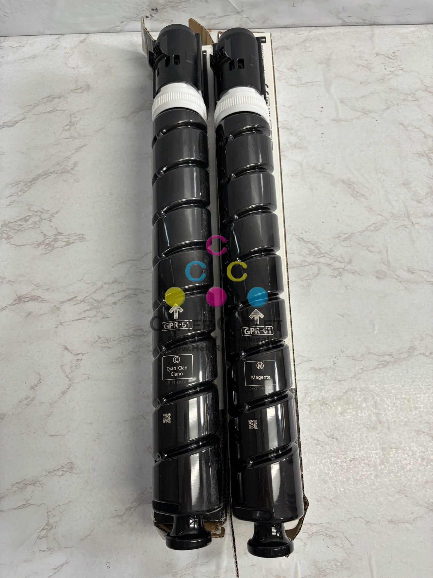 2 Open Genuine Canon iR Adv C5840i,C5850i CM Toners GPR-61 (No Yellow&Black)