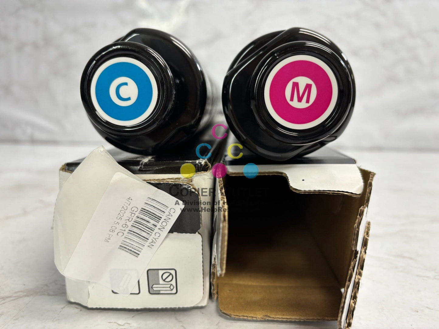 2 Open Genuine Canon iR Adv C5840i,C5850i CM Toners GPR-61 (No Yellow&Black)