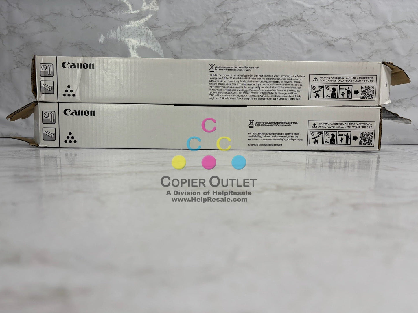 2 Open Genuine Canon iR Adv C5840i,C5850i CM Toners GPR-61 (No Yellow&Black)
