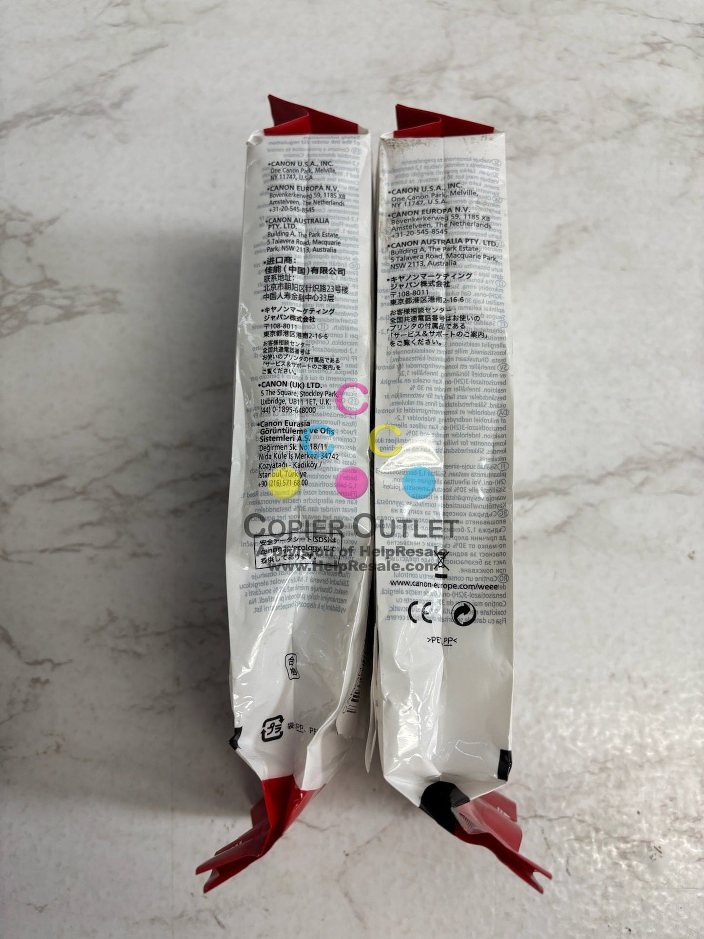 2 New Genuine Canon iPF680 Cyan Ink Cartridge PFI-207 8790B001AA exp: 2023-2024