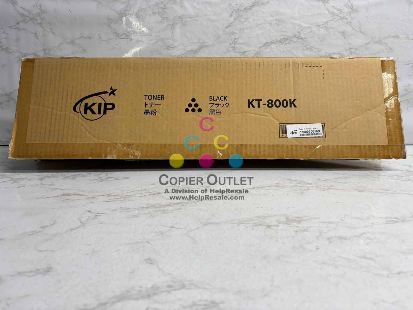 Open Genuine KIP 850,870,880 Black Toner KT-800K Z350970010N (1 Toner Only)