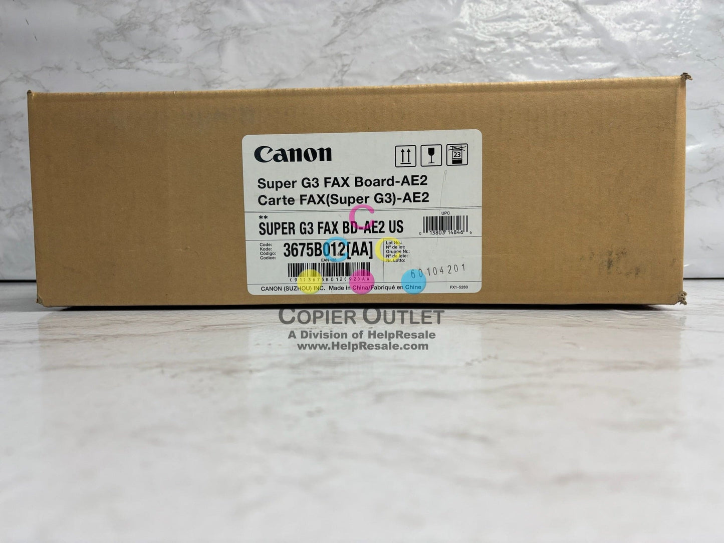 New Genuine Canon Super G3 Fax Board 3675B012, AE2 Same Day Shipping