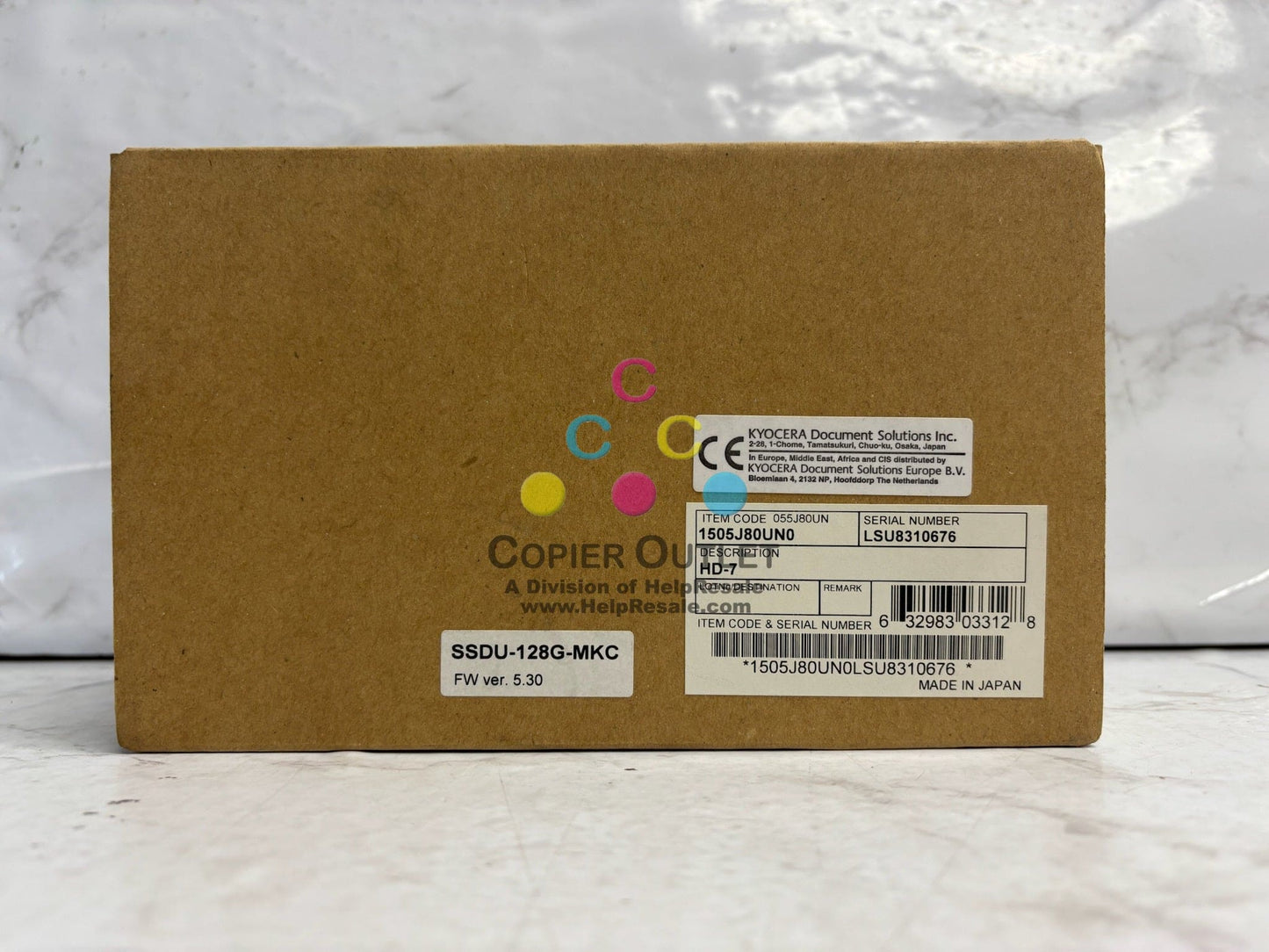 Genuine Kyocera M3040idn,M3145idn,M3540idn 128G SSD Hard Drive HD-7, 1505J80UN0