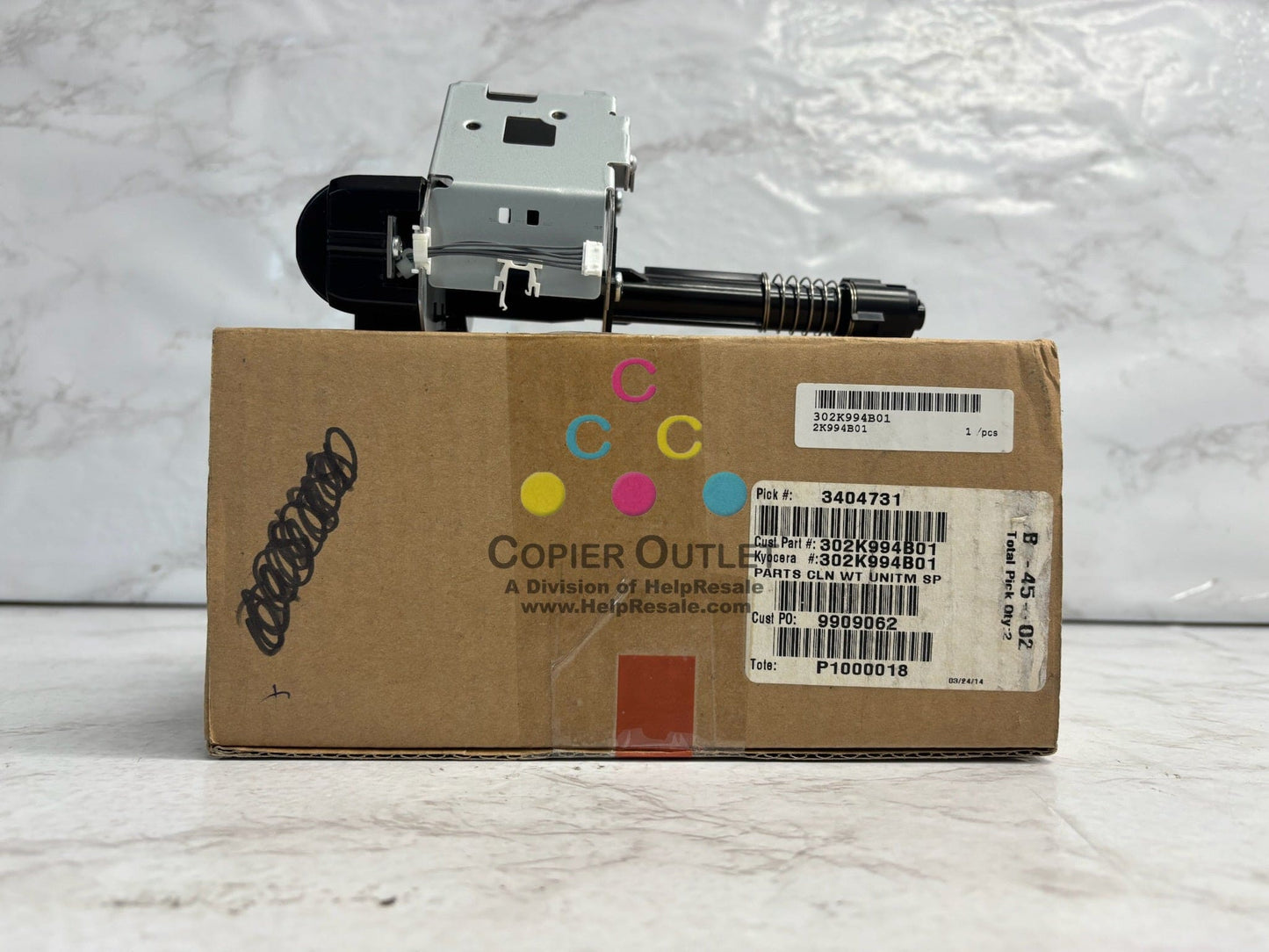 Open Genuine Kyocera TASKalfa 6551ci,7551ci CLN WT Unit 302K994B01