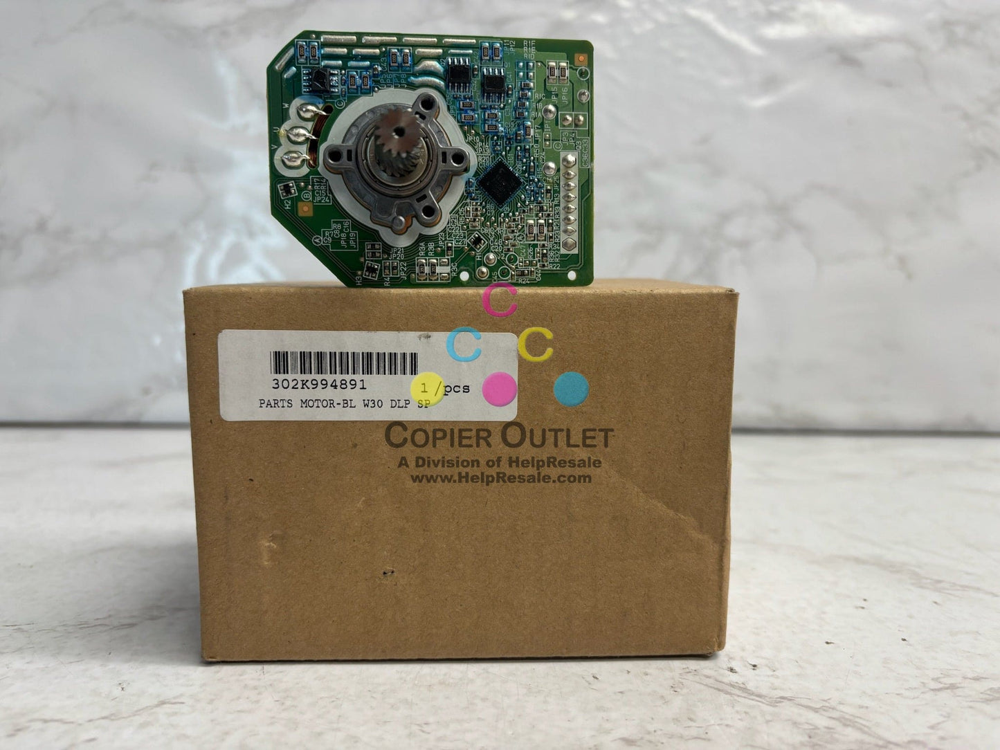 New Open Genuine Kyocera 6551ci, 7551ci Developer Drive Motor 302K994891 (2K994891)