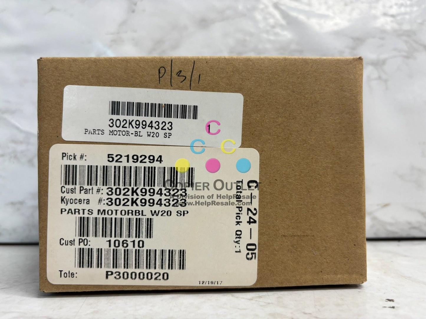 New Genuine Kyocera TASKalfa 3050ci,3550ci,4550ci Motor BL/W20 SP 302K994323