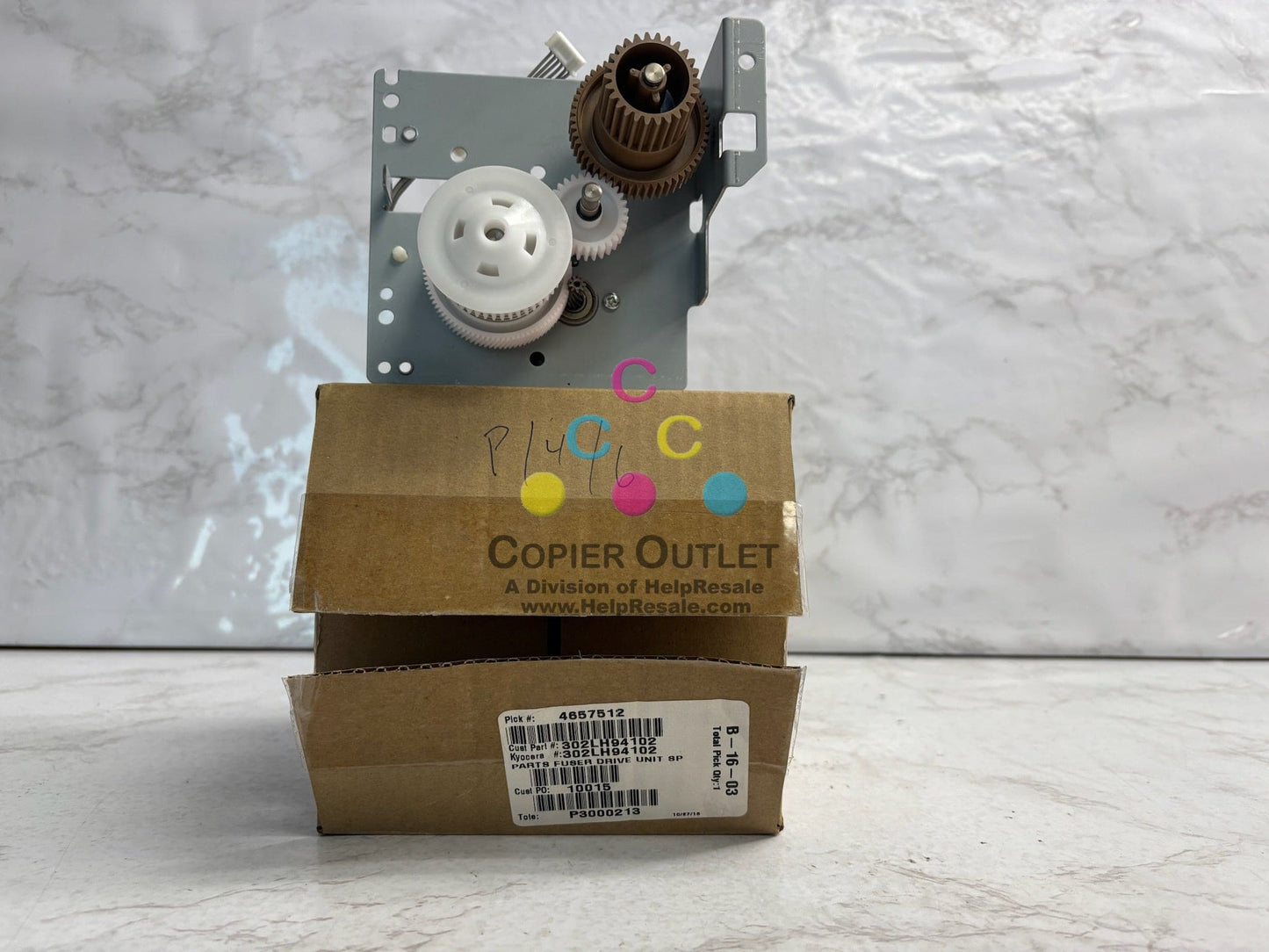 New Open Genuine Kyocera TASKalfa 3501 i, 4501 i Fuser Drive Unit 302LH94102