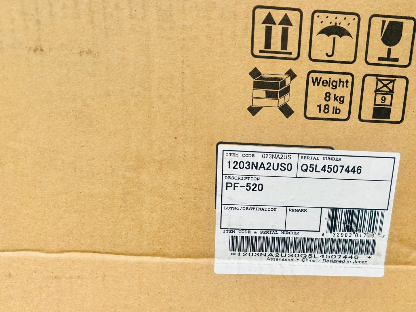 Genuine Kyocera FS-C2026MFP, FS-C2126MFP Paper Feeder PF-520, 1203NA2US0