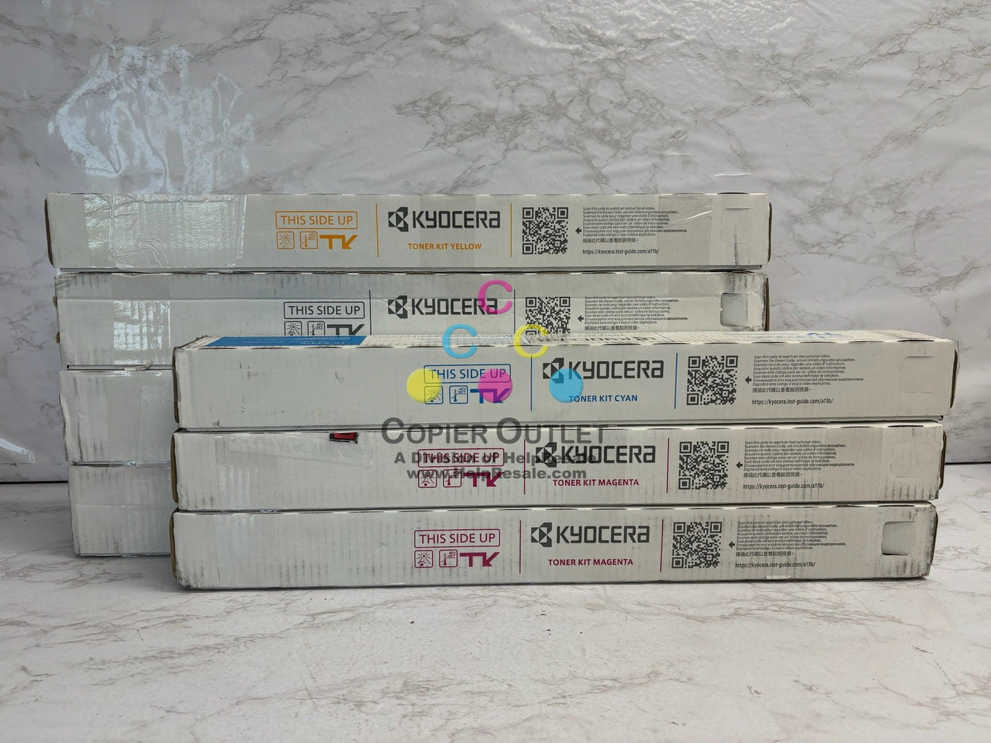 7 OEM Kyocera TASKalfa 2552ci,2553ci,CS2552ci,CS2553ci TK-8347 CMMYKKK Toners