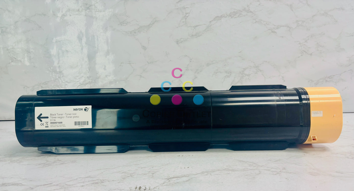 Open Genuine Xerox D136 Black Toner Cartridge 006R01668