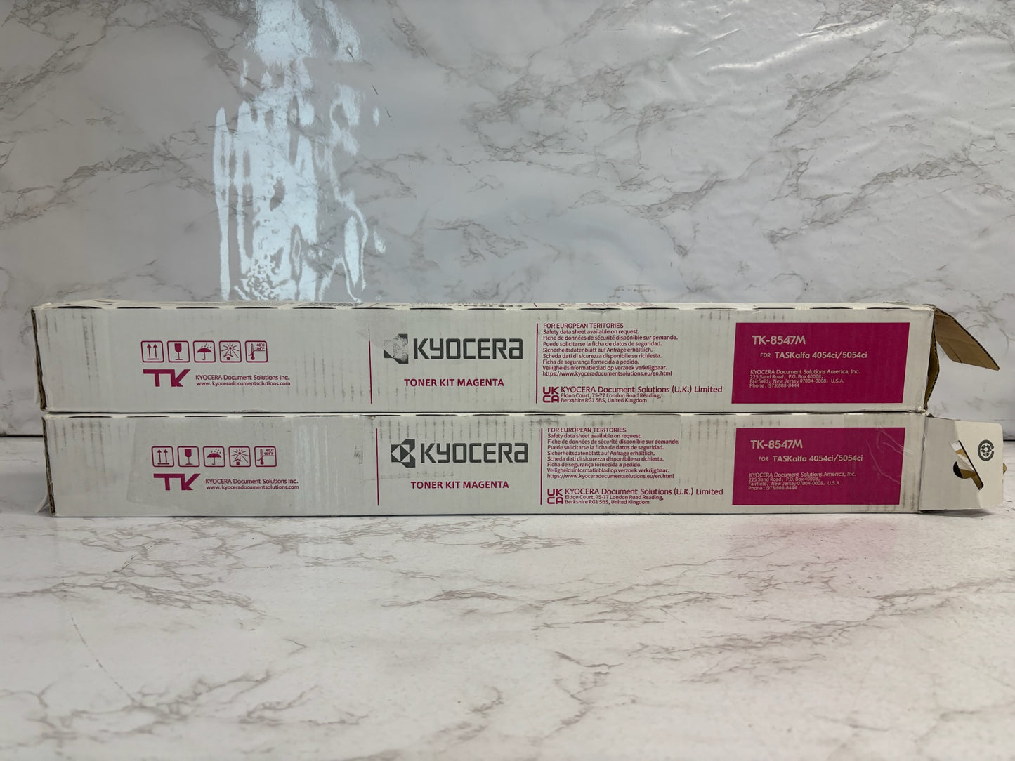 2 New Open OEM Kyocera TASKalfa 4054ci,5054ci TK-8547M Magenta Toners