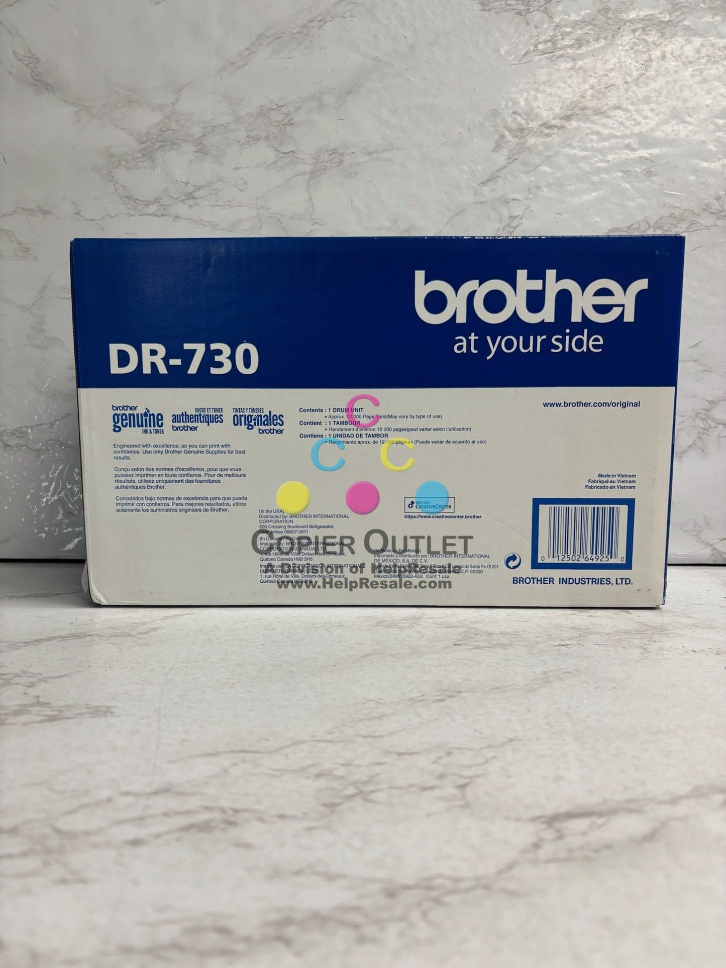 New Genuine Brother DCP-L2550DW, HL-L2350DW, HL-L2370DW Drum Unit DR-730, DR730
